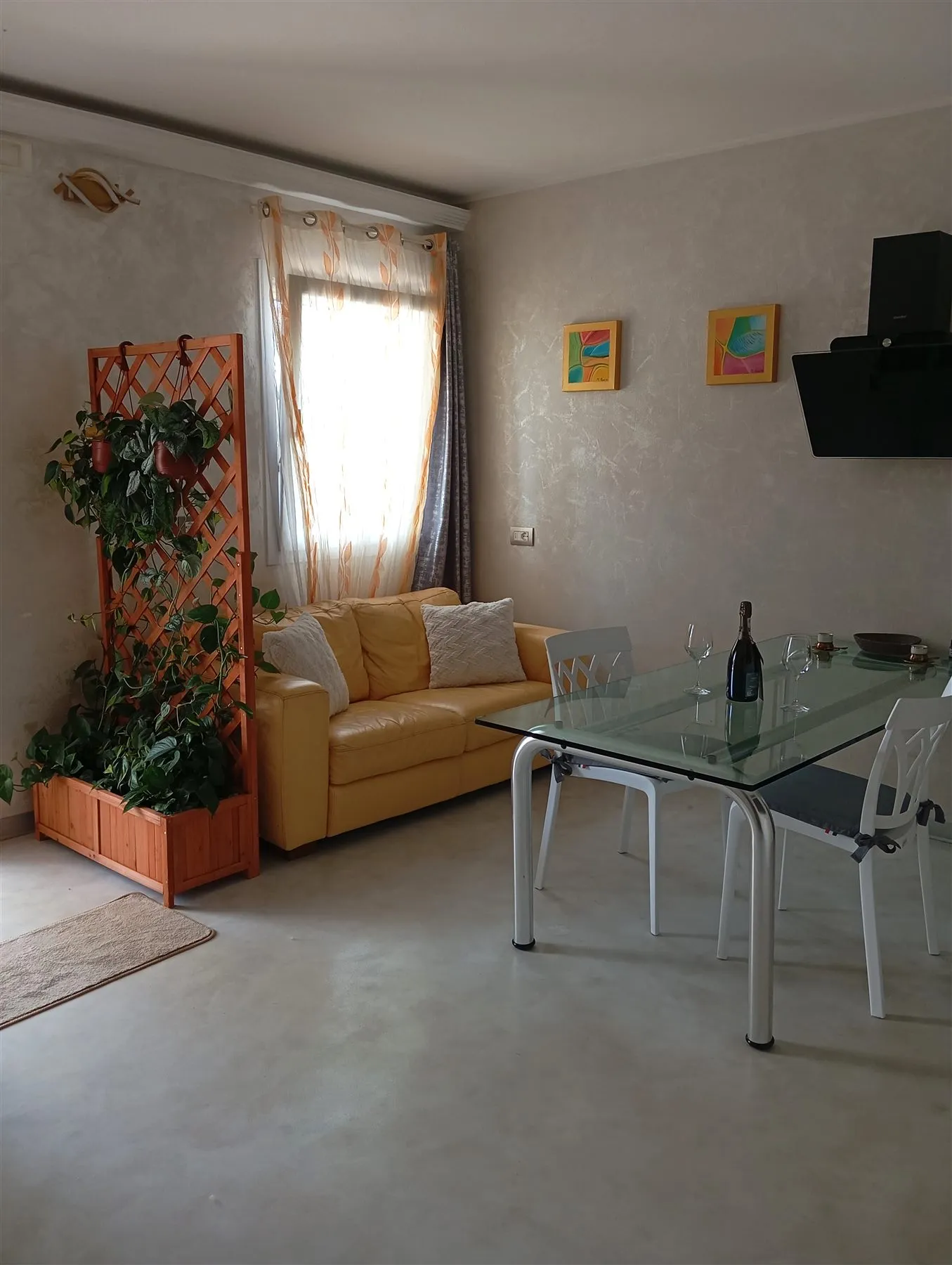 Dettaglio degli interni della suite